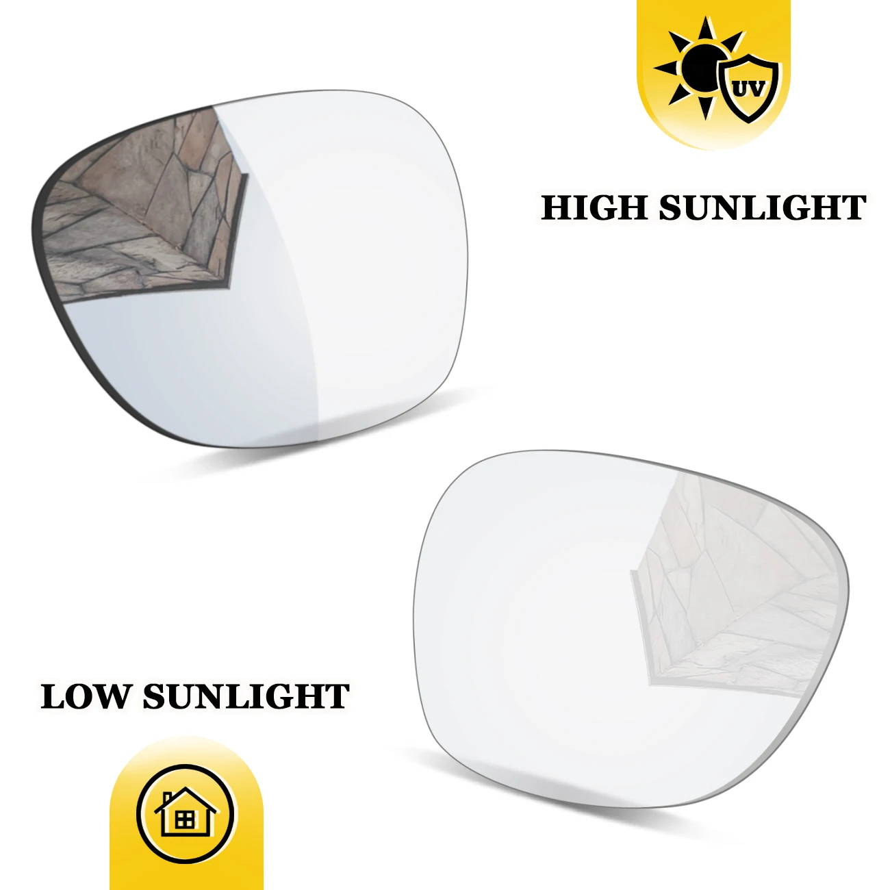 Photochromic Replacement Lenses for Ray-Ban Meta Wayfarer 50mm (Non-Polarized) - Image 4