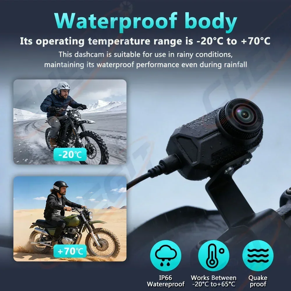 AIGLASSZ Trek Helm TH06 – 2K IP65 Motorcycle Helmet Dash Camera, Bike & E-Bike - Image 5