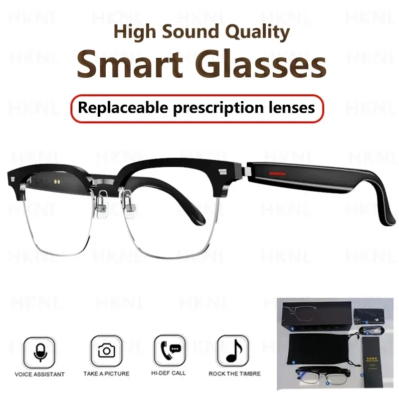 Erilles E13 Audio Smart Glasses – Blue-Light & Polarized Lenses - Image 8