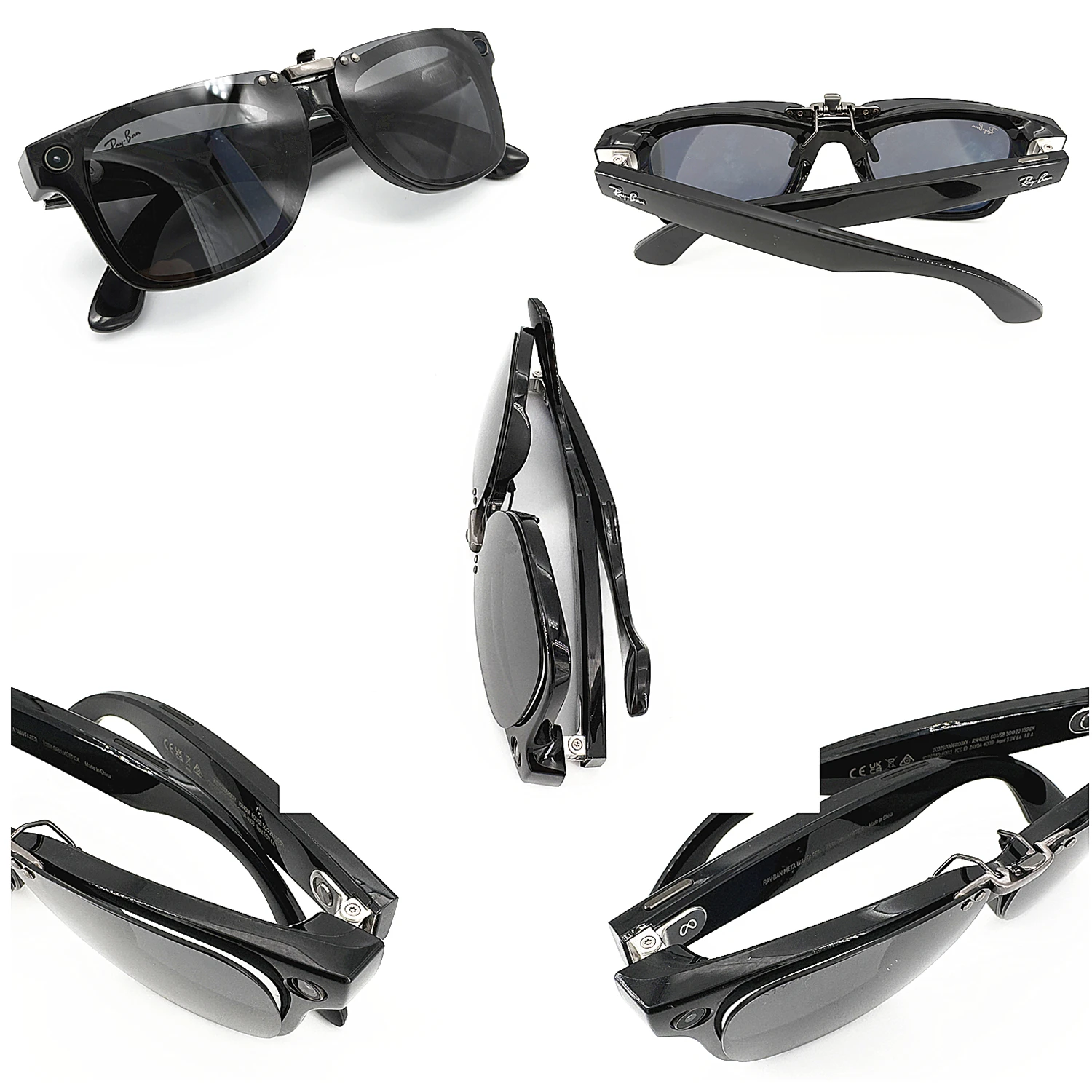 Polarized Clip-On Lenses for Ray-Ban Meta Wayfarer 50-22 (Standard) - Image 5
