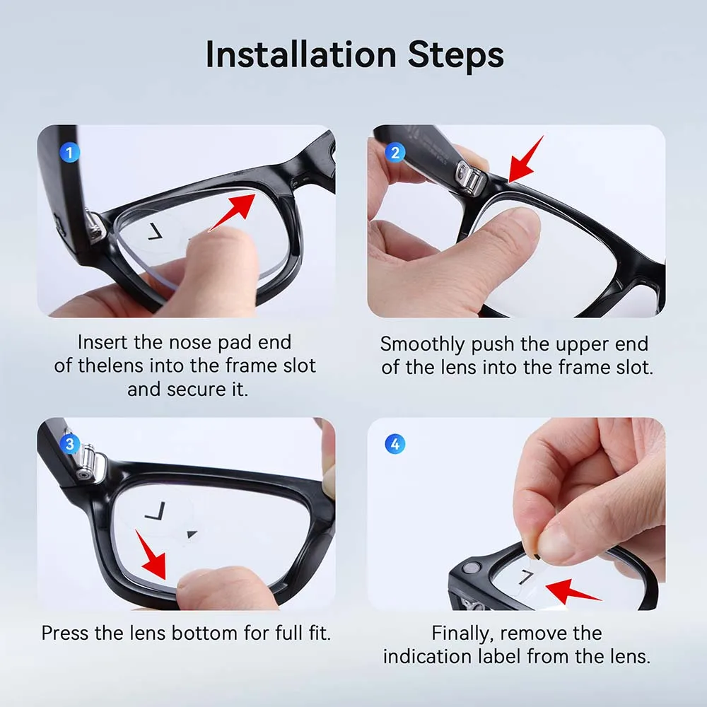 AMVR Lightweight Replacement Lenses for Ray-Ban Meta Wayfarer - Image 6