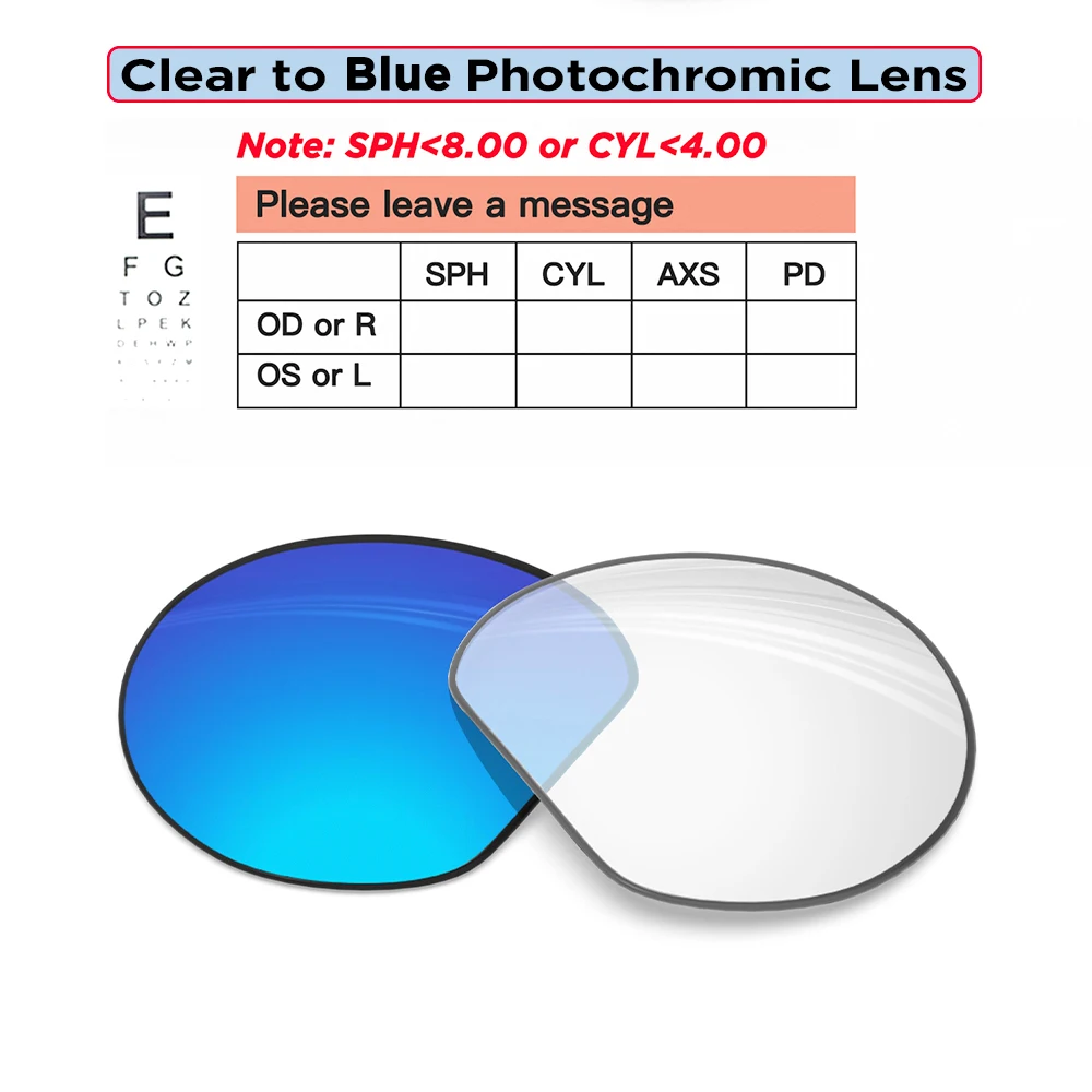Custom Prescription Replacement Lenses for Oakley Meta HSTN OW8002 - Image 13