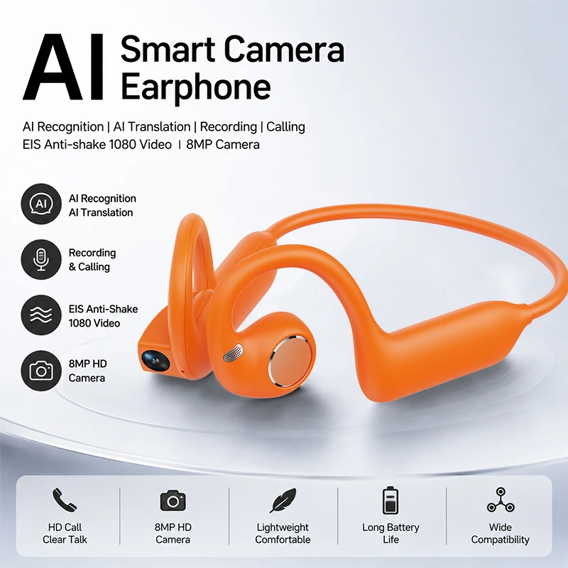AIGLASSZ Lingo Buds LB06 – Camera Earphones, 8MP Photo/Video, Wi-Fi Transfer - Image 9