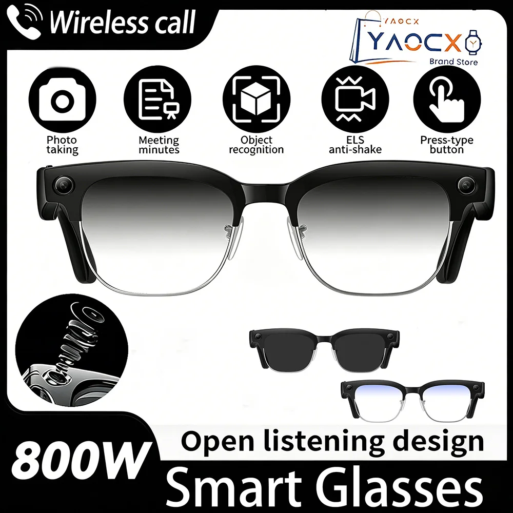 W630 Smart Glasses – 8MP OIS Camera, Voice Wake-Up & Calls - Image 7