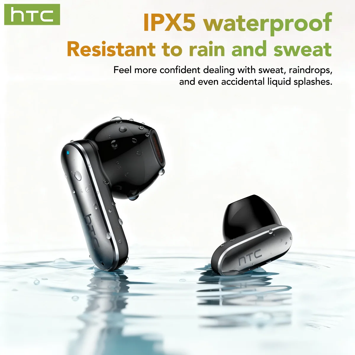 HTC NE48 TWS Earbuds – AI Translation, 2K Touchscreen, Bluetooth 6.0 - Image 3