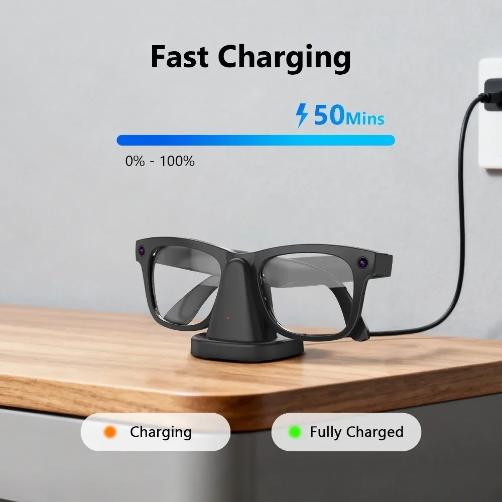 LED Charging Dock for Ray-Ban Meta & Oakley Meta HSTN Smart Glasses - Image 4