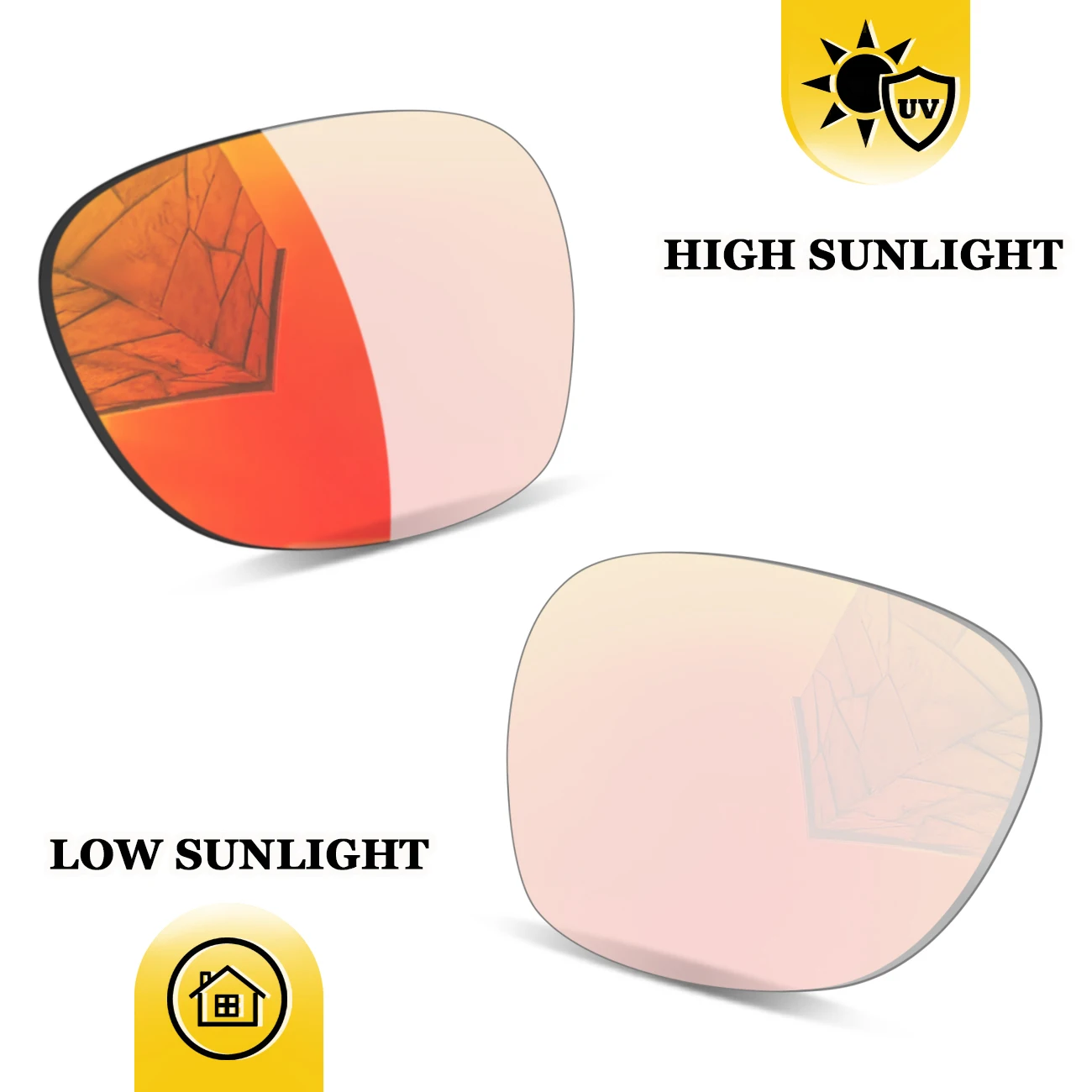 Photochromic Replacement Lenses for Ray-Ban Meta Wayfarer 50mm (Non-Polarized) - Image 3