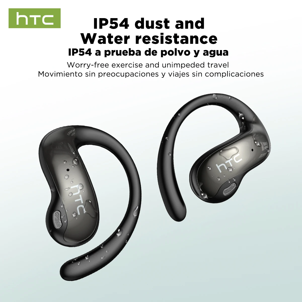 HTC NE19 OWS Open-Ear Sports Earbuds – AI Translator, Waterproof - Image 5