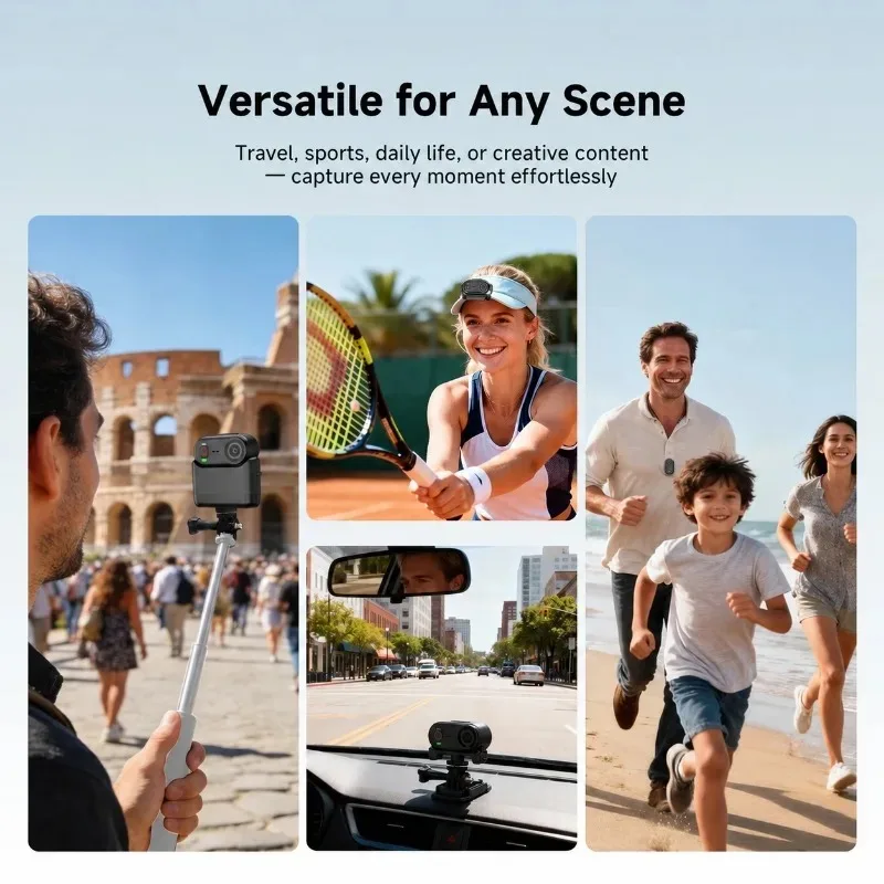 Yacdelo Apex 4K Thumb Action Camera – 6-Axis Stabilized, Touch Screen - Image 6