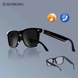 Senbono E13 Audio Smart Glasses – Blue-Light & Polarized Lenses