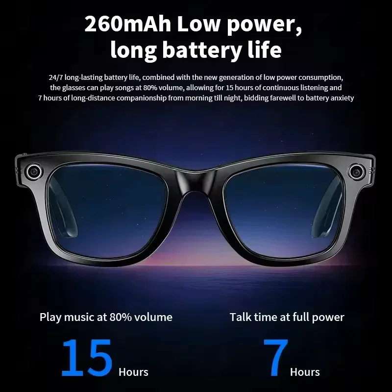 AIGLASSZ Vision V76 – Camera Smart Sunglasses, AI Photo Recognition & Translation - Image 3