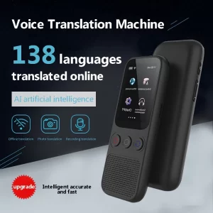 AIGLASSZ Lingo L07 – Portable Translator Device, 138 Languages, Offline Voice & Photo