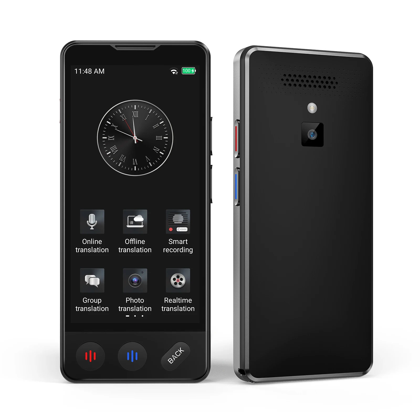 Vormor A20 AI Translator – 150 Languages, ChatGPT, Offline & Photo
