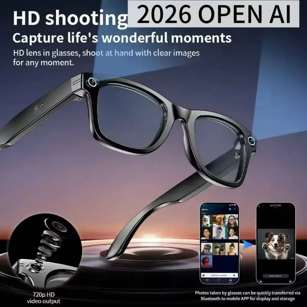 Top 1 AI Smart Sunglasses – 13MP Camera, 100+ Language Translation - Image 2