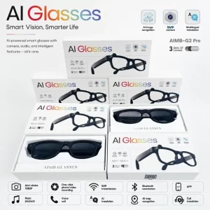 AIGLASSZ Vision V71 – 2-in-1 AI Smart Glasses, HD Video, Blue-Light Lenses