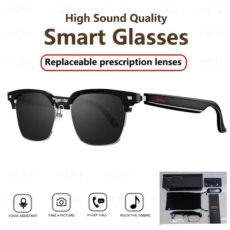 Erilles E13 Audio Smart Glasses – Blue-Light & Polarized Lenses - Image 10