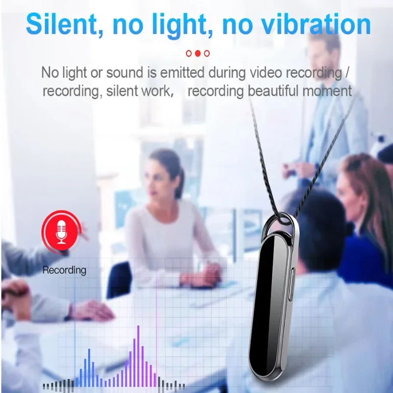 AIGLASSZ Note N04 – 1080P Wide-Angle Necklace Mini Camera & Voice Recorder (4–128GB) - Image 5