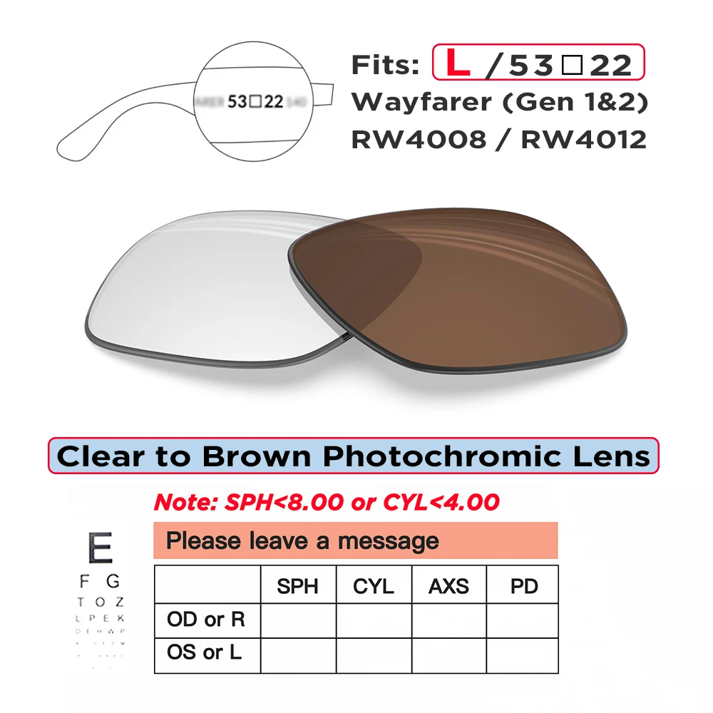 Prescription Replacement Lenses for Ray-Ban Meta Wayfarer & Headliner - Image 14