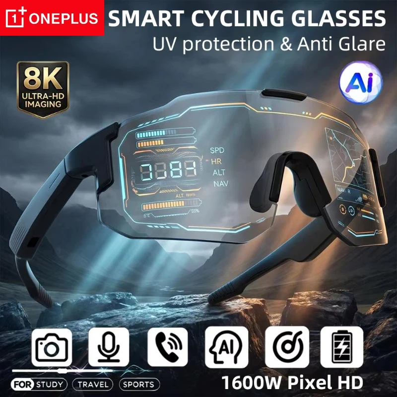AIGLASSZ Vision V19 – 8K AI Smart Glasses, Remote Photo Capture, Translator & Voice