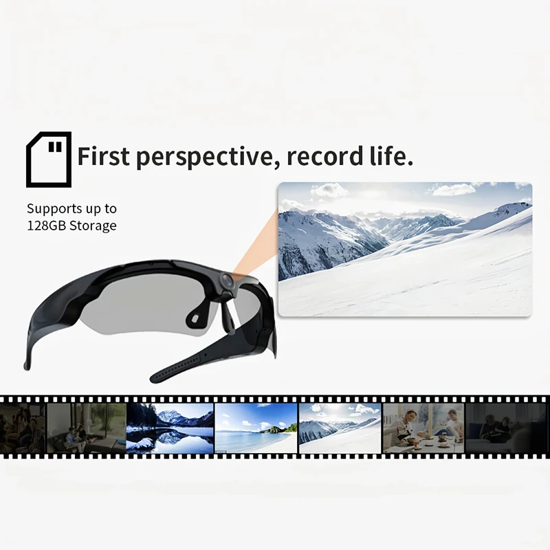 AIGLASSZ Trek Mini TM02 – 1080P Mini Camera Cycling Goggles, Outdoor Sports Recorder - Image 4