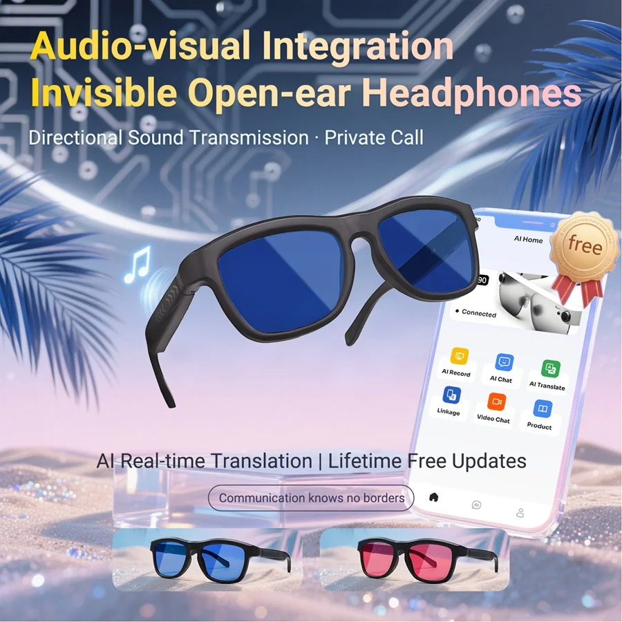 G09 Electrochromic AI Sunglasses – Swipe-to-Tint Polarized Lenses - Image 2