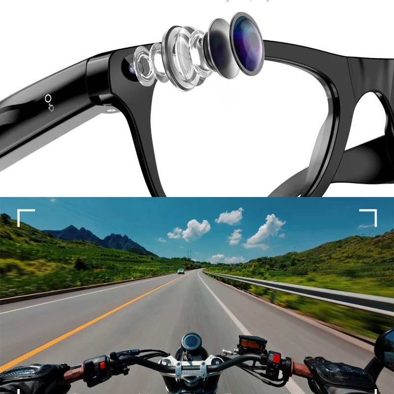 Lenovo 8MP AI Smart Glasses – 32GB, 3600mAh Case & Translation - Image 6