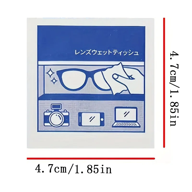 AIGLASSZ Care CA04 – Disposable Eyeglass Cleaning Wipes, 100 Individually Packed - Image 2
