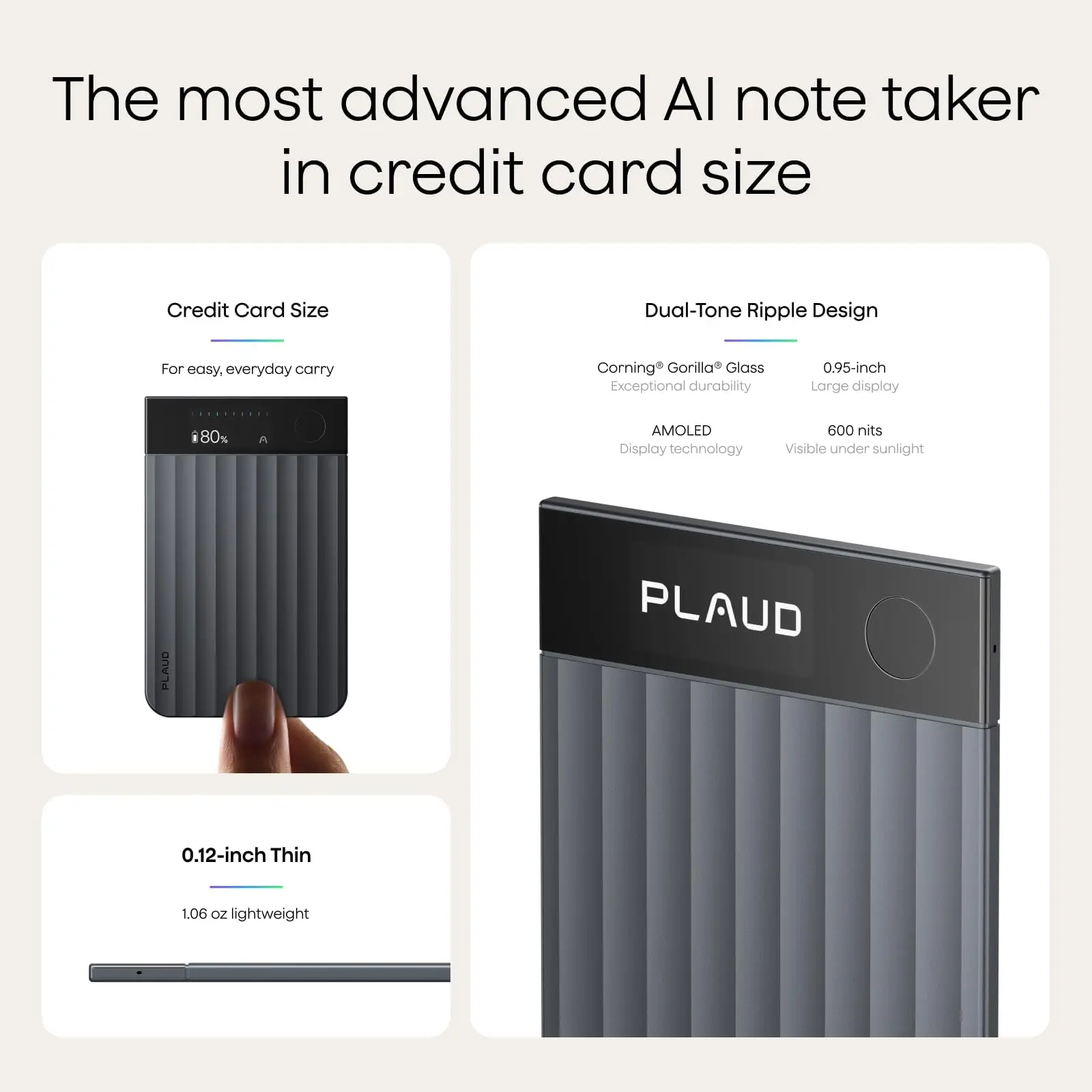 Plaud Note Pro AI Voice Recorder – Transcribe & Summarize, 112 Languages - Image 2