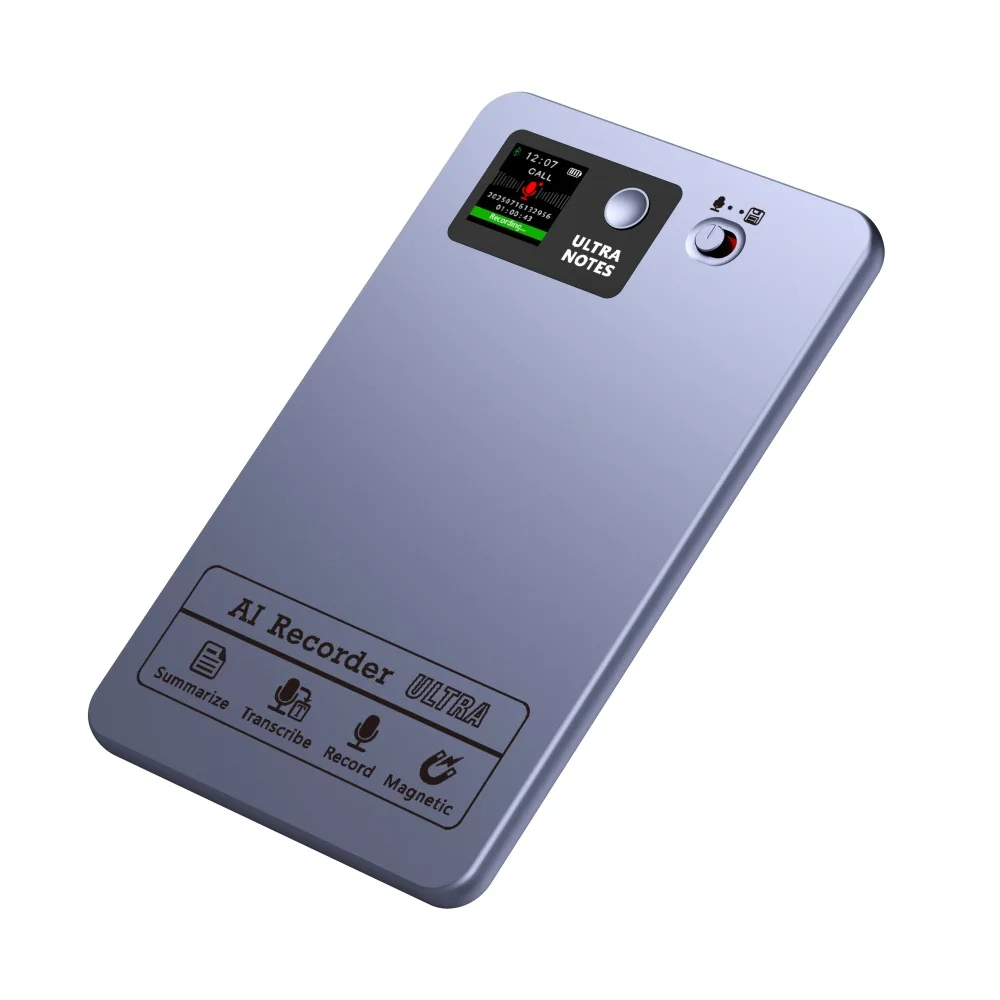 AIGLASSZ Note N01 – Magnetic AI Voice Recorder for iPhone, 64GB, 118 Languages - Image 6