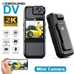 Kebidumei 4K Mini Wi-Fi Body Camera – Night Vision Sports Camcorder