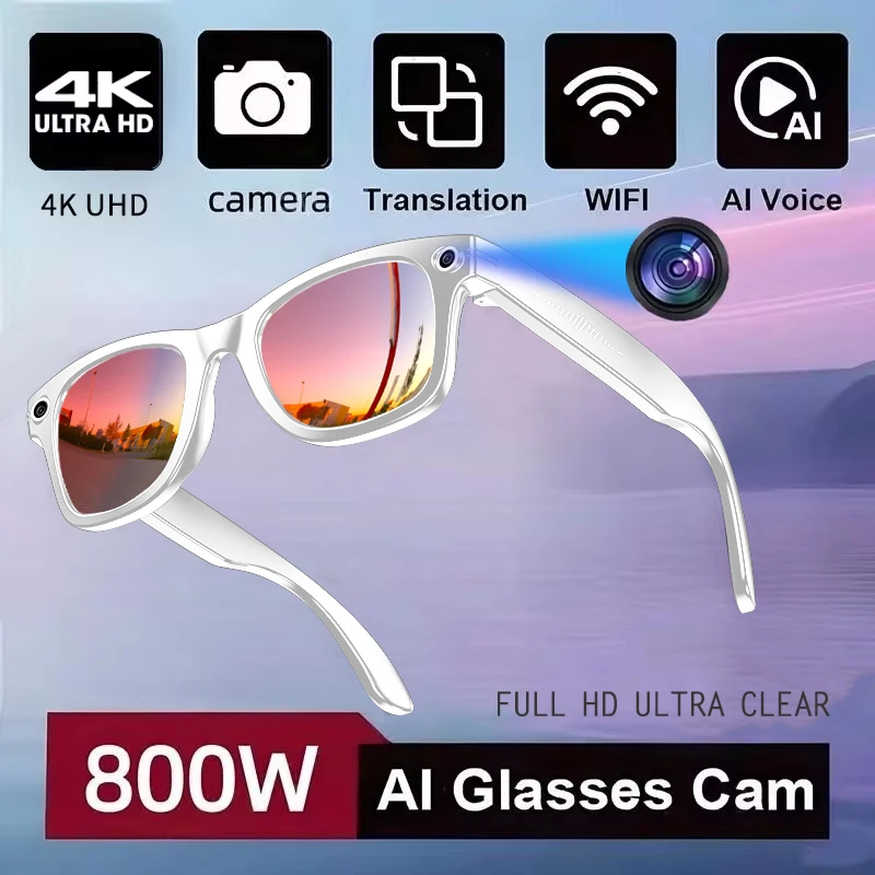 AIGLASSZ Vision V35 – 8MP AI Camera Sunglasses, Color-Changing Lenses & Translation - Image 8