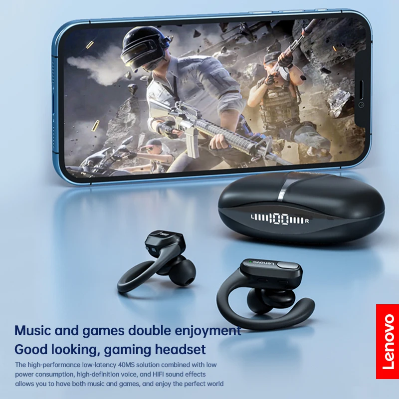 Lenovo XT80 Sports Earbuds – AI Translator, Hi-Fi Stereo, LED Display - Image 6