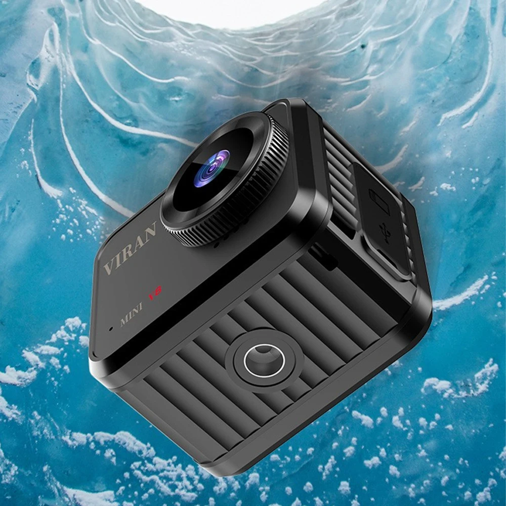 VIRAN Mini V8 Ultra HD Action Camera – 145° Waterproof Helmet Cam - Image 5