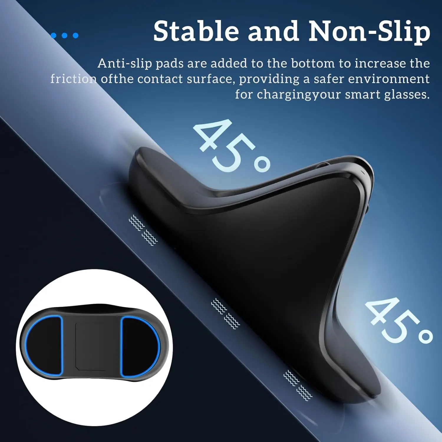 Mini Travel Charging Dock for Ray-Ban Meta Smart Glasses (USB-C) - Image 3