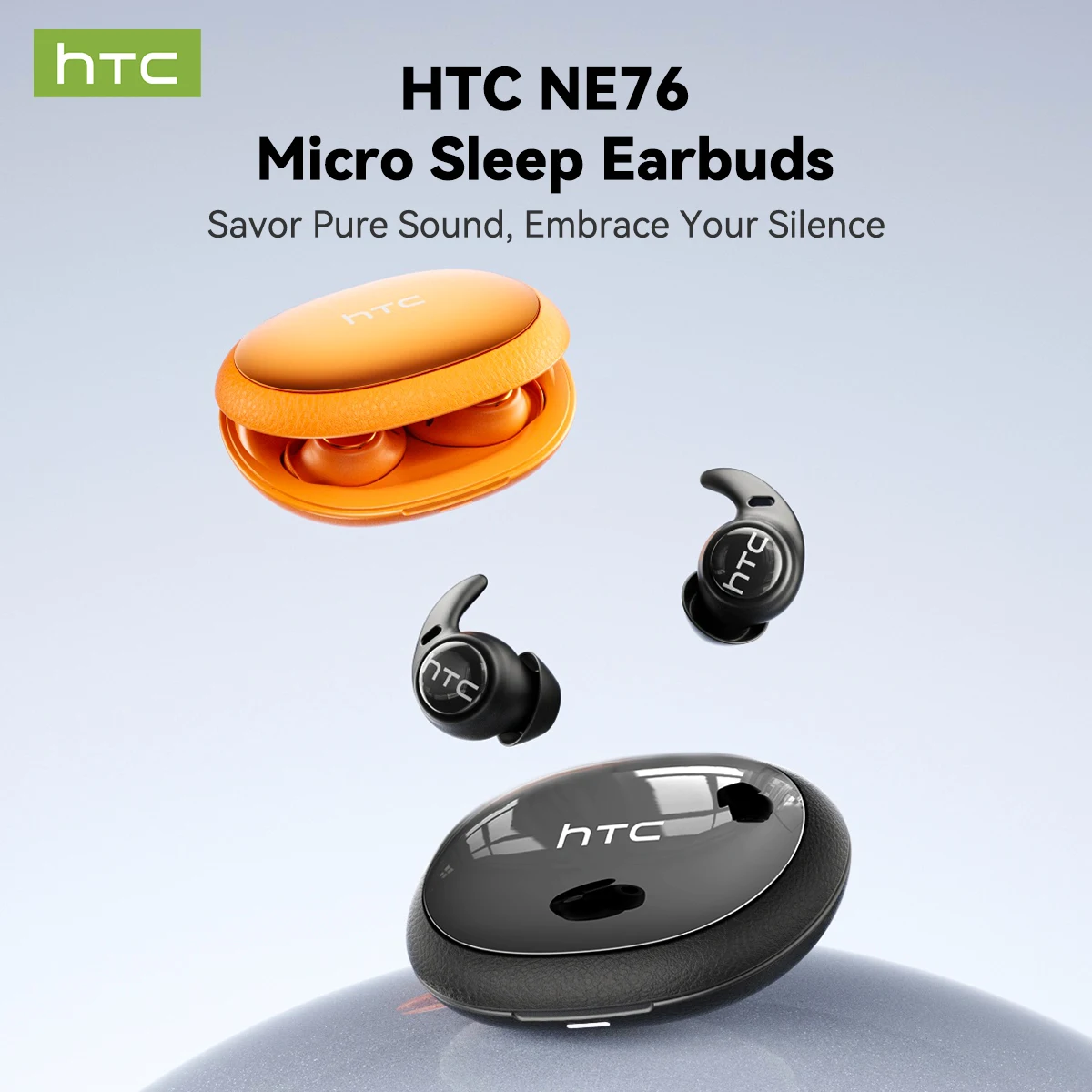 HTC NE76 Sleep Earbuds – AI Translation, Hi-Fi Stereo