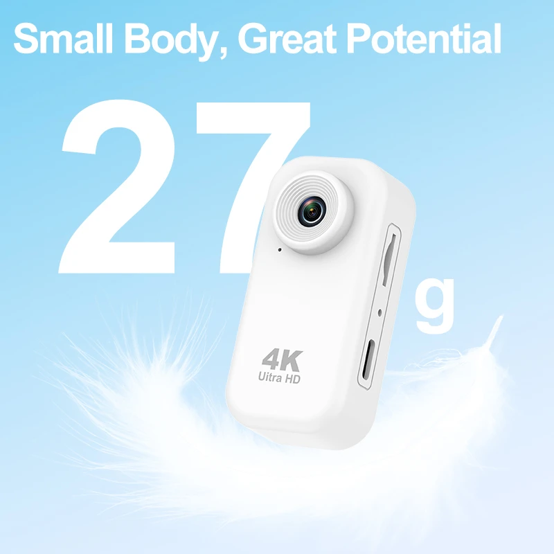 AIGLASSZ Trek TK04 – Mini 1080P Sports Body Camera, 0.96" Screen Action Camcorder - Image 4