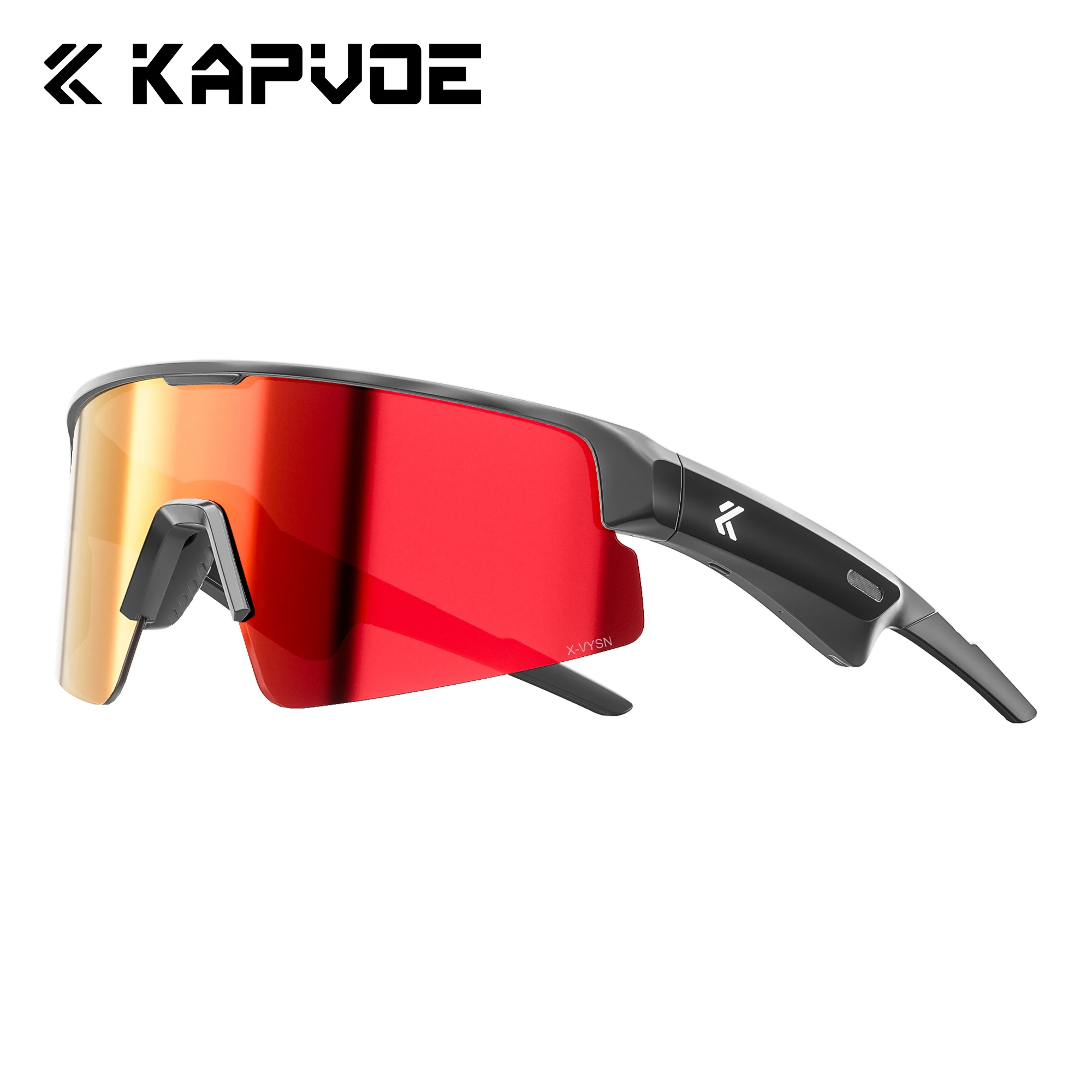 Kapvoe Bluetooth Cycling Sunglasses – UV400 Audio Sports Glasses - Image 7