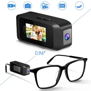 AIGLASSZ Vision V05 – 1080P Wearable Mini Pocket Camera, Glasses-Mount Body Cam with