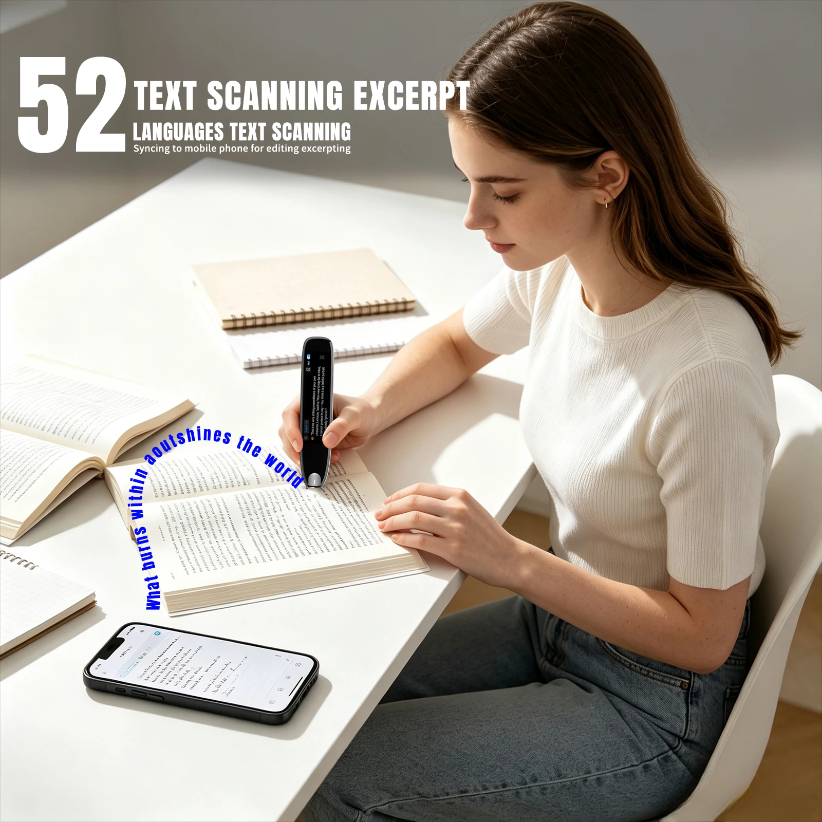 AIGLASSZ Lingo Pen LP04 – Scanning Translation Pen, 142 Languages, Text-to-Speech - Image 4