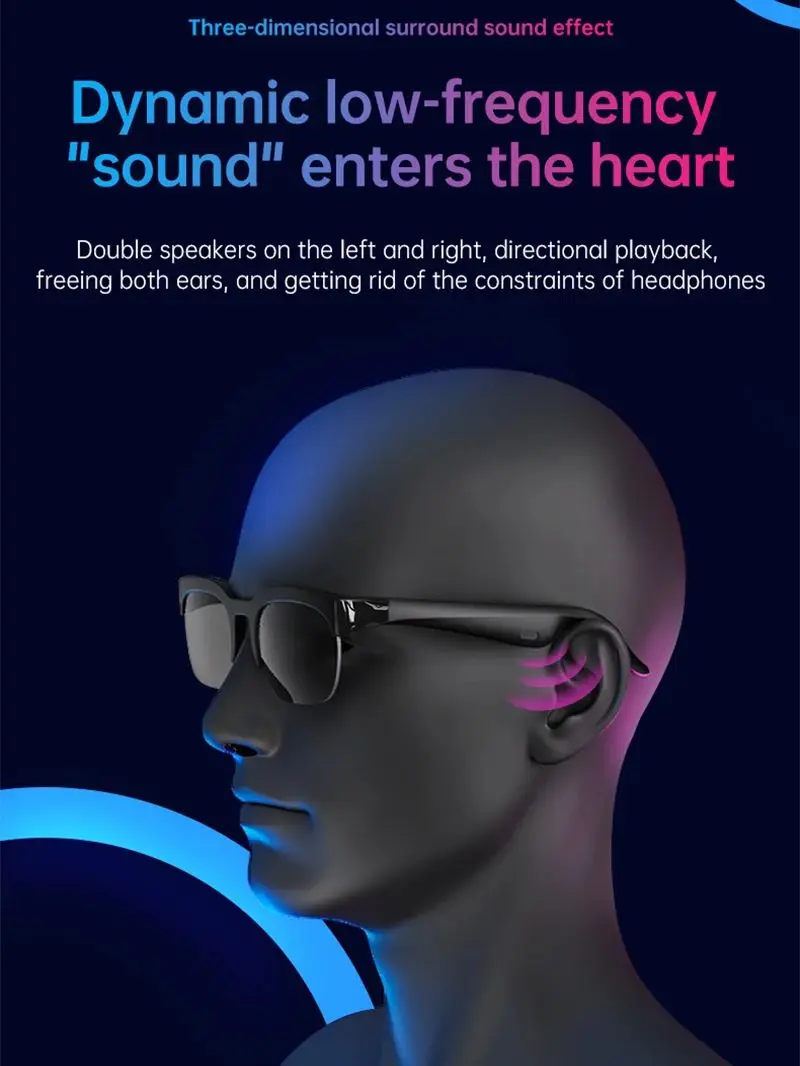 AIGLASSZ Vision V33 – AI Translation Audio Sunglasses, Conversation Recording & Music - Image 5