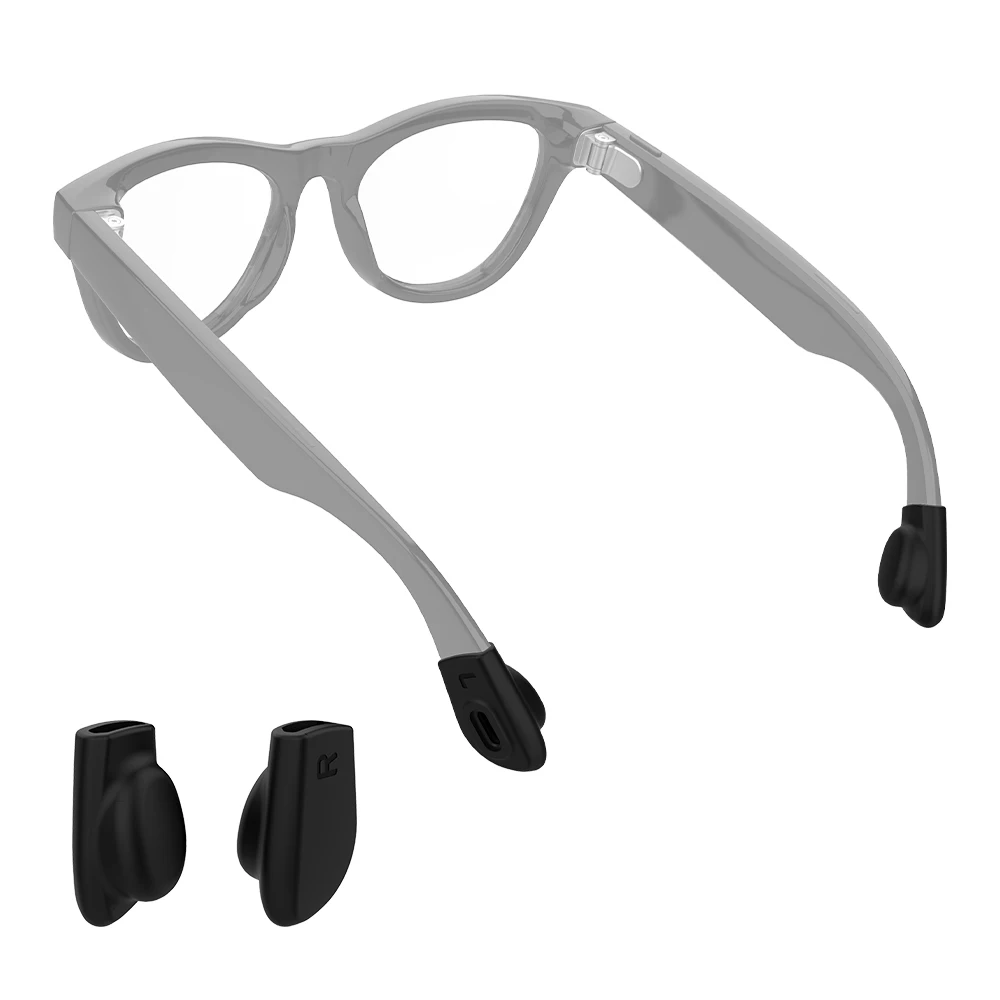 Hibloks Non-Slip Silicone Temple Covers for Ray-Ban Meta Gen 1 & 2