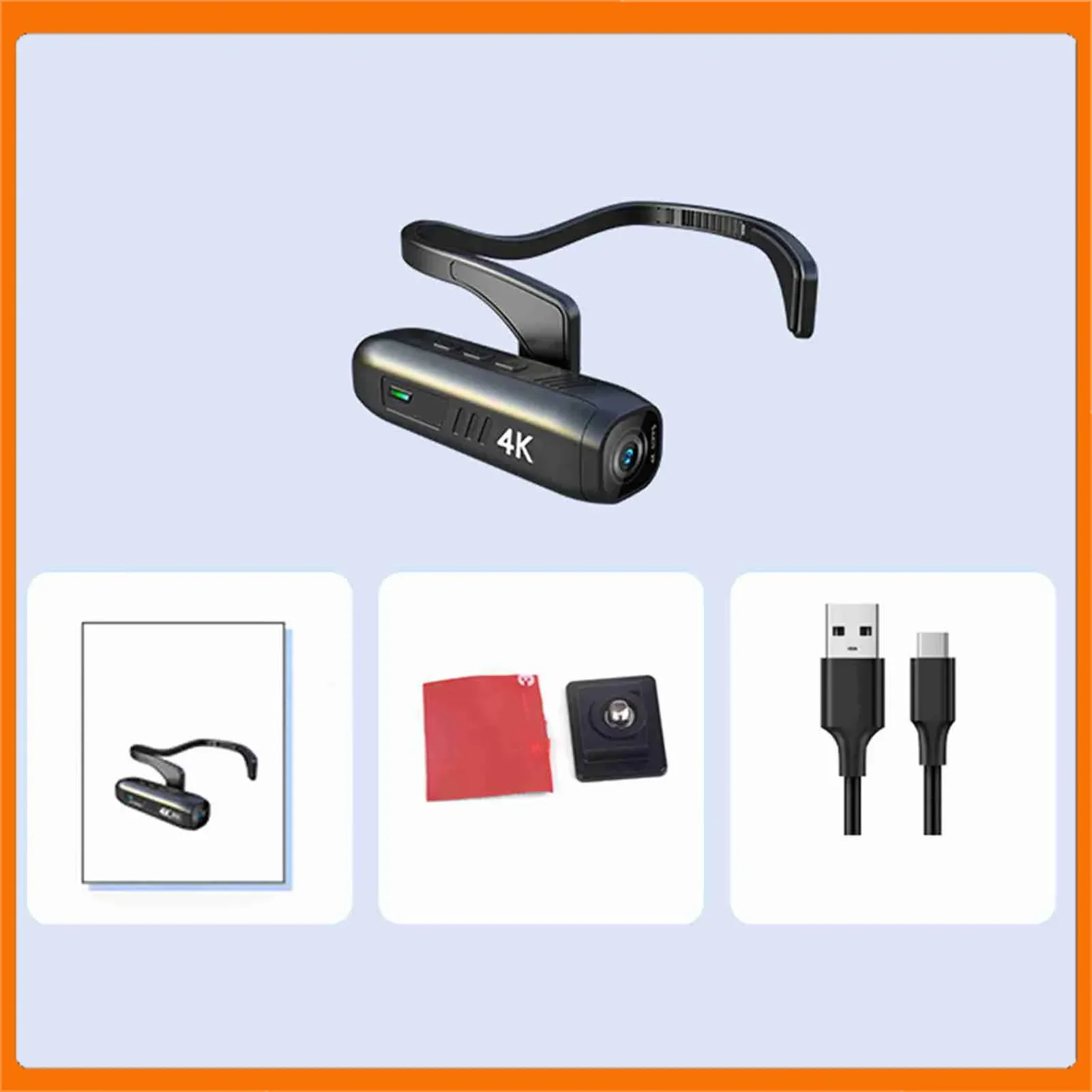 AIGLASSZ Trek Helm TH04 – 4K Head-Mounted Wearable Camera, 120° Wide Angle, App - Image 4