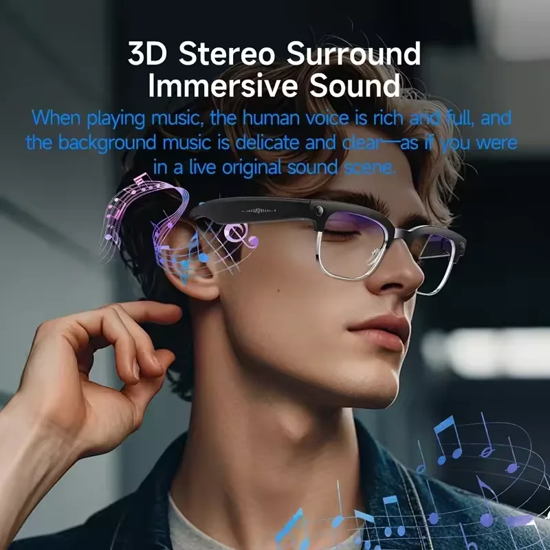AIGLASSZ Vision V04 – 8MP AI Smart Sunglasses, Wi-Fi Transfer, Calls & Music - Image 3