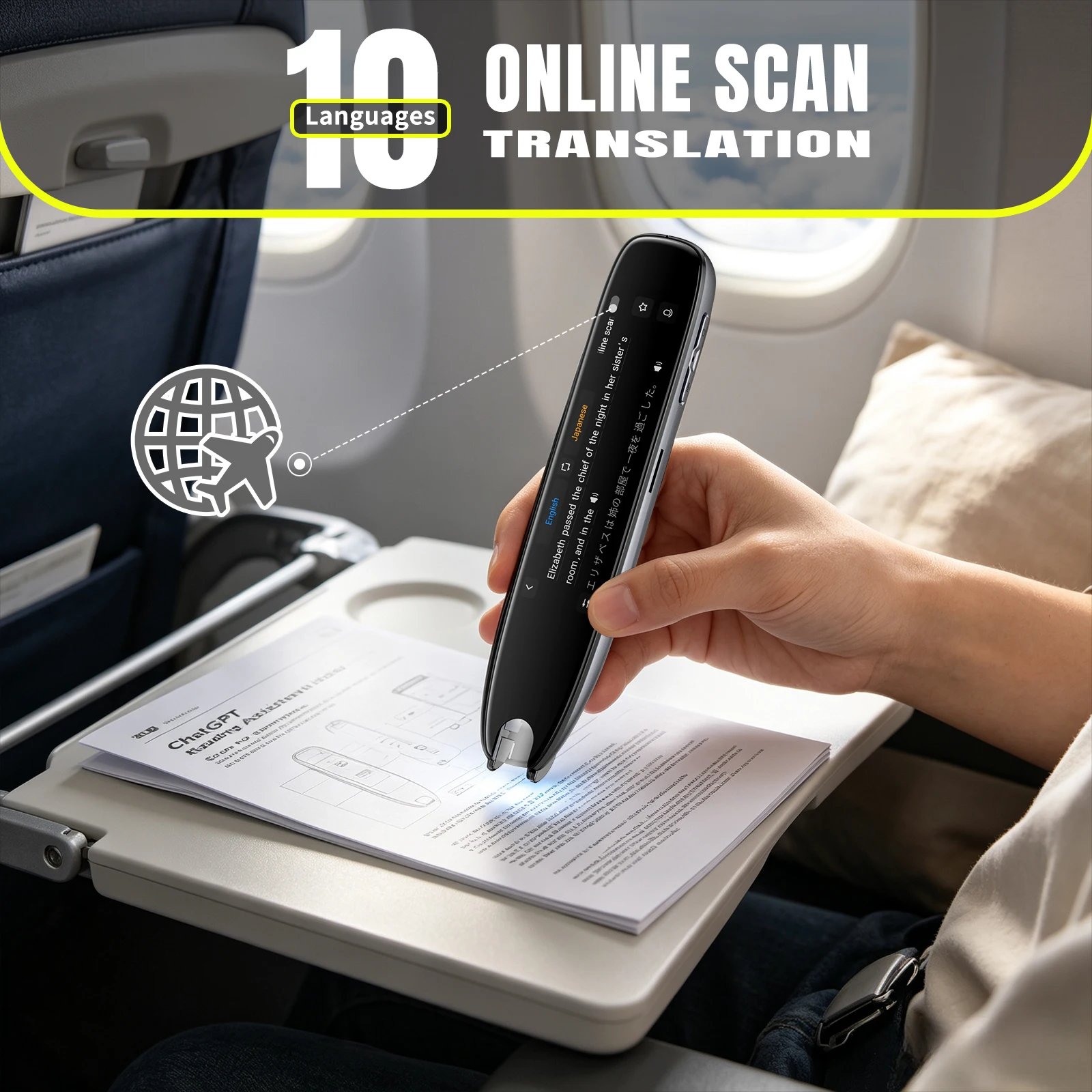 AIGLASSZ Lingo Pen LP04 – Scanning Translation Pen, 142 Languages, Text-to-Speech - Image 6