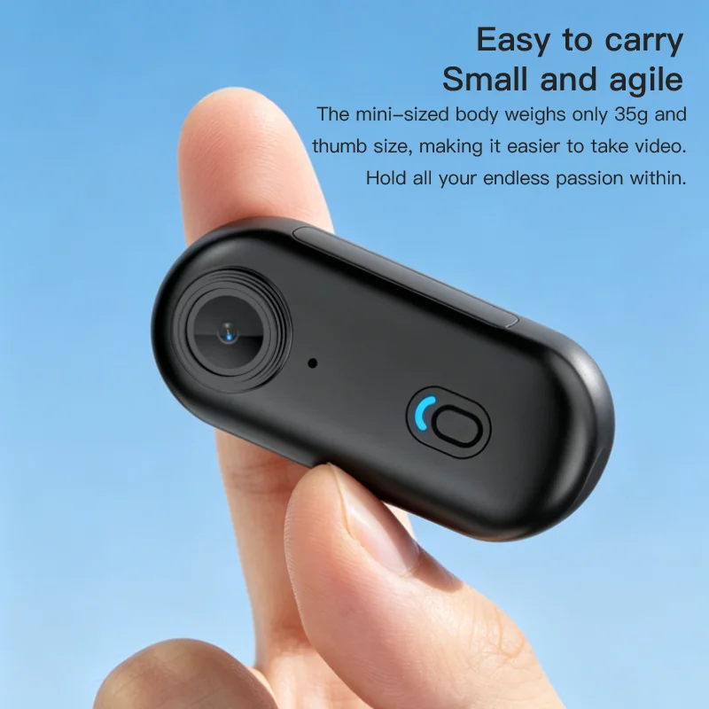 H88 Pro 1080P Mini Body Camera – 2" Screen Helmet & Handlebar Cam - Image 2