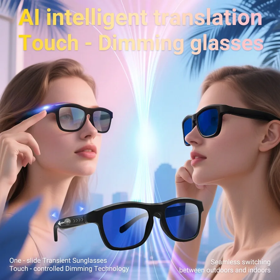 G09 Electrochromic AI Sunglasses – Swipe-to-Tint Polarized Lenses - Image 5