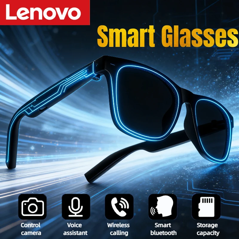 Lenovo Smart Glasses – Remote-Control Camera, Translator & Voice Assistant