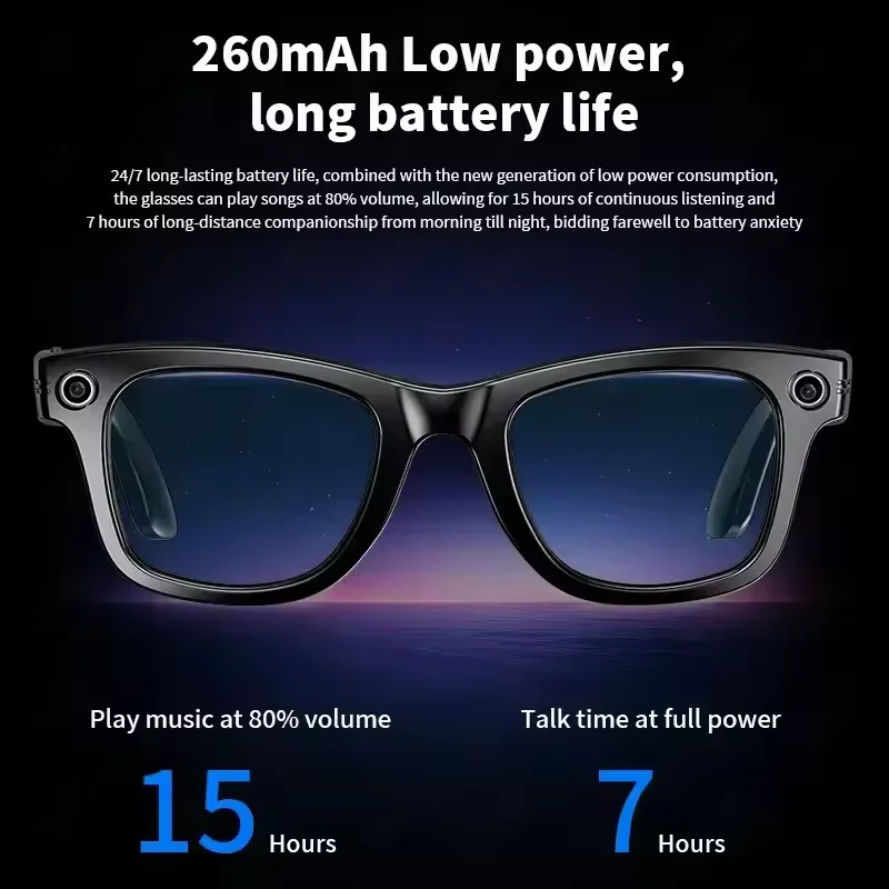 AIGLASSZ Vision V11 – 8MP Anti-Shake AI Smart Sunglasses, Translation, Calls & Music - Image 5