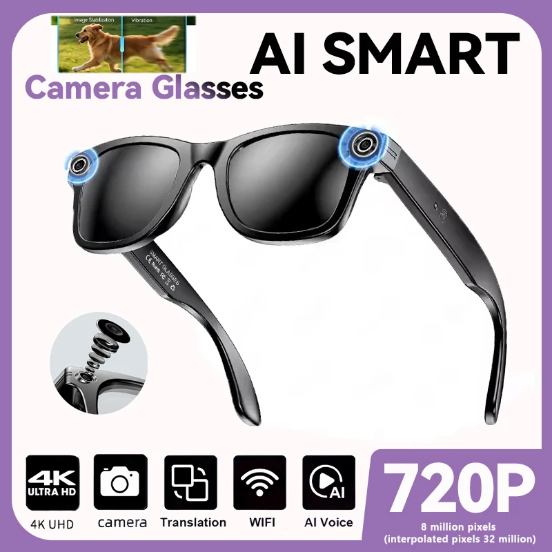 AIGLASSZ Vision V76 – Camera Smart Sunglasses, AI Photo Recognition & Translation - Image 8