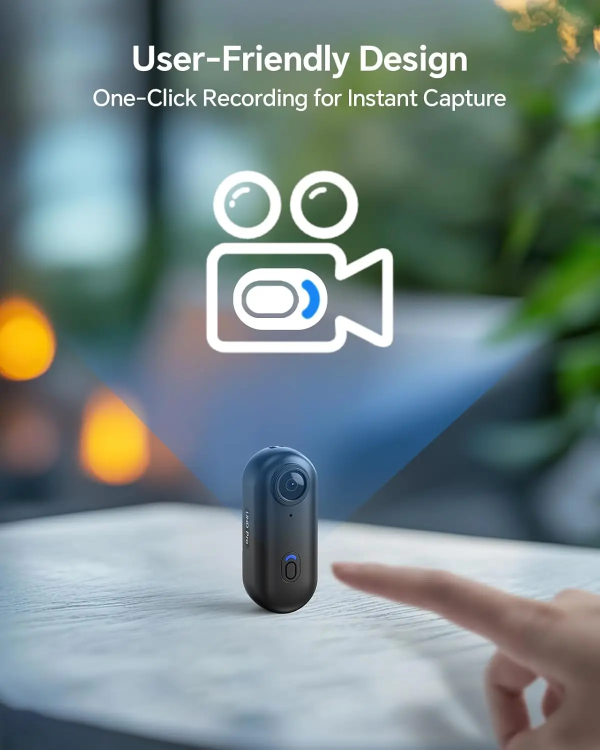 AIGLASSZ Trek TK07 – 1080P Mini Body Camera with Rotatable Clip, Wearable Recorder - Image 3